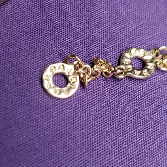 Baublebar Signed Long Gold Tone, Faux Pearl & Rhinestone Accent Tassel Necklace - Picture 5 of 12